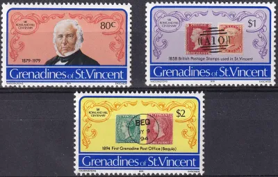 Grenadines Of St. Vincent 1979 The 100th Anniv of the Death of Sir Rowland Hill, 1795-1879. MNH(**) Grenadines Of St. Vincent 1979 The 100th Anniv of the Death of Sir Rowland Hill, 1795-1879. MNH(**)