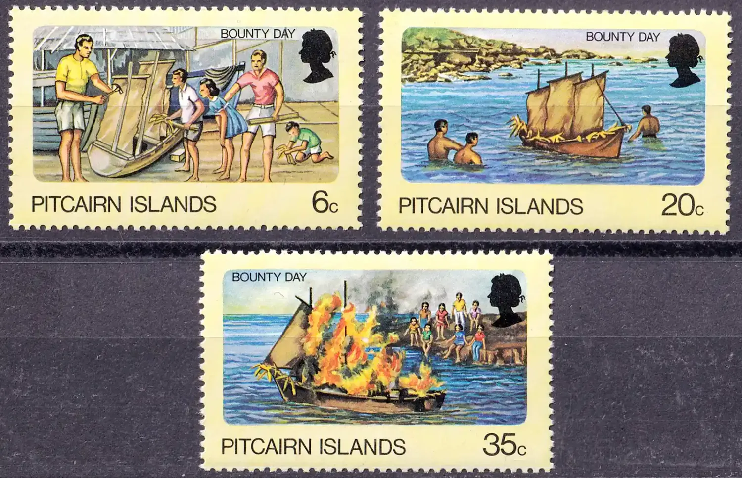 Pitcairn Islands 1978 "Bounty" Day. MNH(**) Pitcairn Islands 1978 "Bounty" Day. MNH(**)