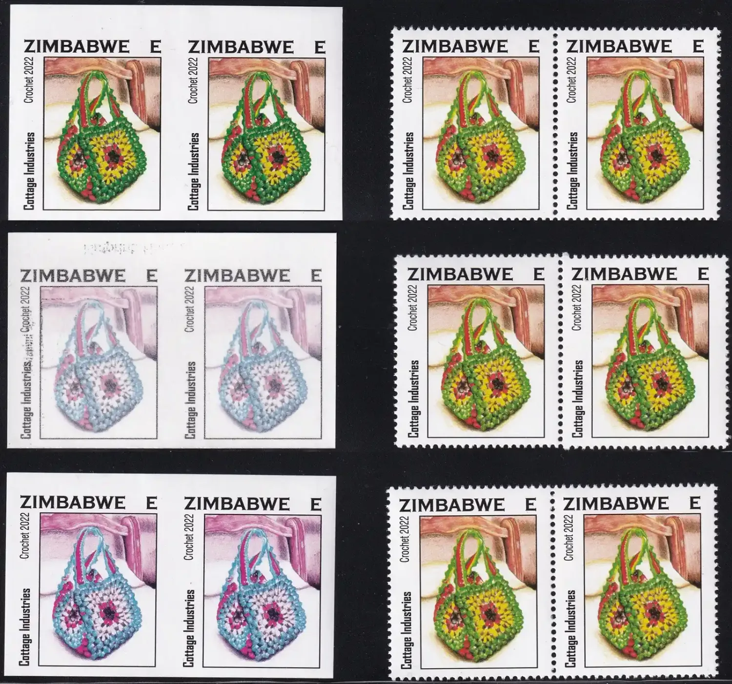 Zimbabwe 2022, R-Value, Color Proofs. MNH(**) Zimbabwe 2022, R-Value, Color Proofs. MNH(**)