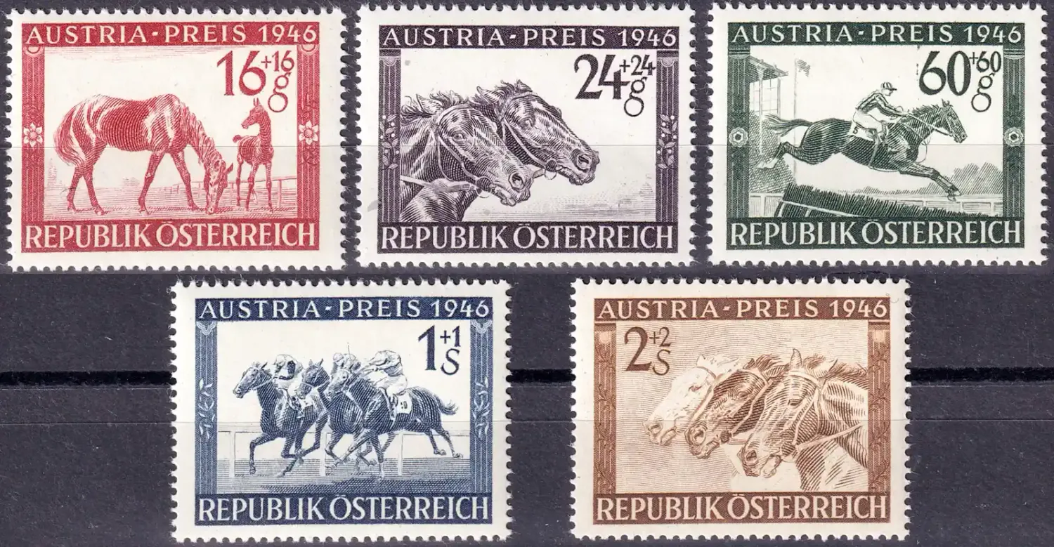 Austria 1946 Horses - The Vienna Derby. MNH (**)