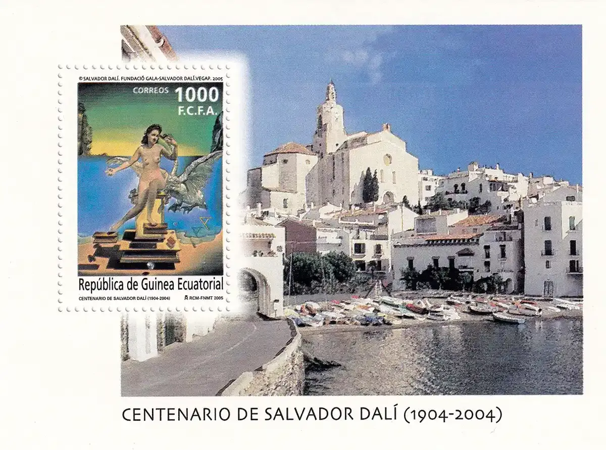 Equatorial Guinea, 2005 The 100th Anniv of the Birth of Salvador Dali, 1904-1989 (ss/1v). MNH Equatorial Guinea, 2005 The 100th Anniv of the Birth of Salvador Dali, 1904-1989 (ss/1v). MNH