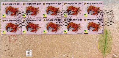 Singapore 1992 Nature Protection - Crabs FDC Singapore 1992 Nature Protection - Crabs FDC