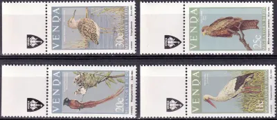 Venda 1984 Migratory Birds (4v). MNH(**) Venda 1984 Migratory Birds (4v). MNH(**)