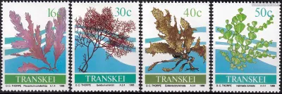 Transkei 1988 Seaweed (4v)- MNH(**) Transkei 1988 Seaweed (4v)- MNH(**)