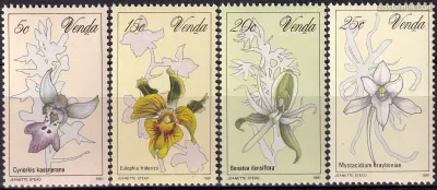 Venda 1981 Orchids, Flowers (4v), MNH(**)