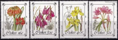 Ciskei 1988 Endangered and Protected Plant Species (4v). MNH(**) Ciskei 1988 Endangered and Protected Plant Species (4v). MNH(**)