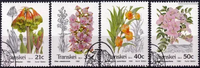 Transkei 1990 Plants (4v) CTO- NH(**) Transkei 1990 Plants (4v) CTO- NH(**)