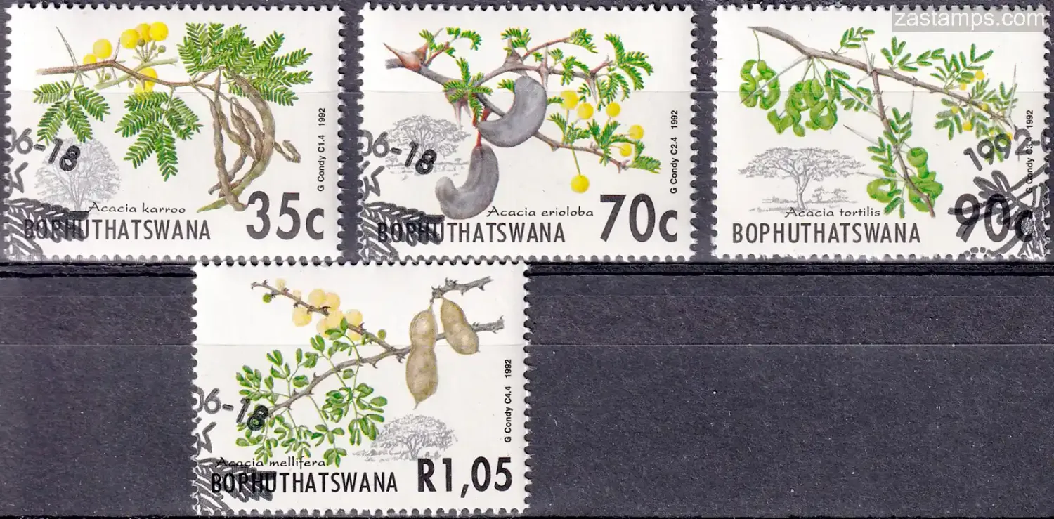 Bophuthatswana 1992 Acacia Trees CTO. NH(**)