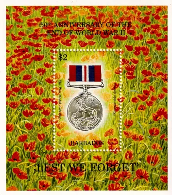 Barbados 1995 The 50th Anniv of End of Second World War (ss/1v). MNH(**)