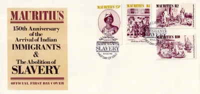 Mauritius 1984 Abolition of Slavery and of the Introduction of Indian Immigrants (4v). FDC Mauritius 1984 Abolition of Slavery and of the Introduction of Indian Immigrants (4v). FDC