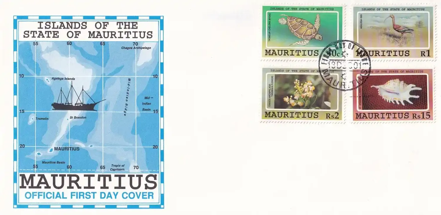 Mauritius 1991 Flora and Fauna, FDC Mauritius 1991 Flora and Fauna, FDC