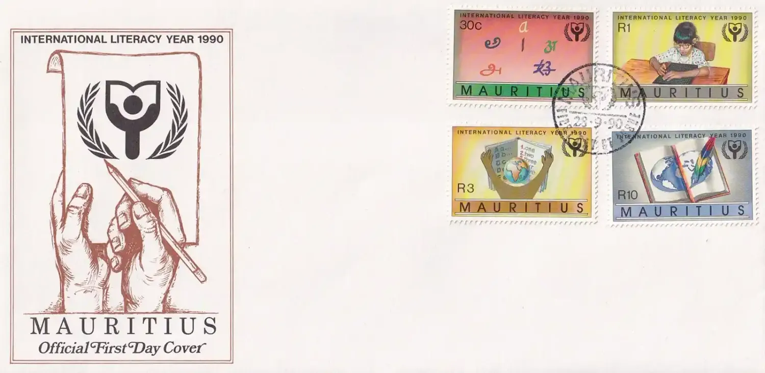 Mauritius 1990 Anniversaries and Events, FDC Mauritius 1990 Anniversaries and Events, FDC
