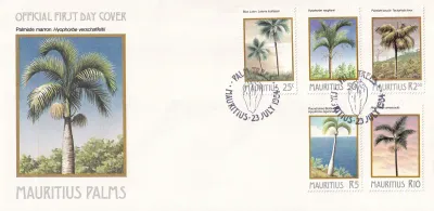 Mauritius 1984 Palm Trees FDC Mauritius 1984 Palm Trees FDC