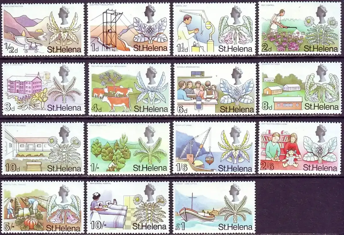 St. Helena 1968 Development and Progress. MNH(**) St. Helena 1968 Development and Progress. MNH(**)