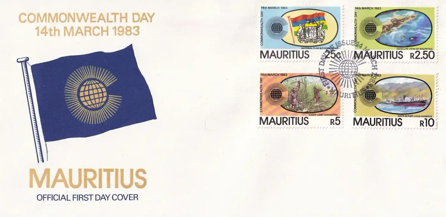 Mauritius 1983 Commonwealth Day. FDC Mauritius 1983 Commonwealth Day. FDC