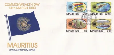 Mauritius 1983 Commonwealth Day. FDC Mauritius 1983 Commonwealth Day. FDC