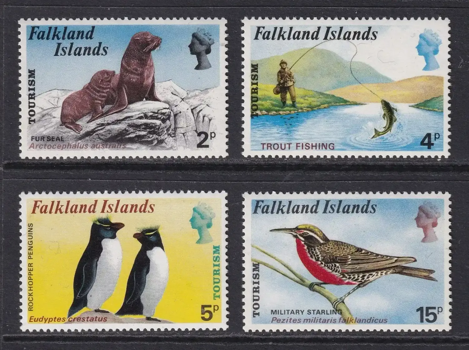 Falkland Islands 1974 Tourism (4v). MNH(**) Falkland Islands 1974 Tourism (4v). MNH(**)