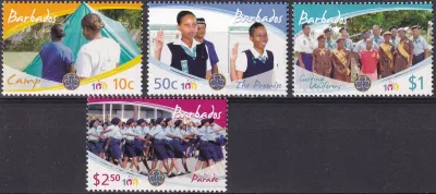Barbados 2010 The 100th Anniversary of Girl Guides (4v). MNH(**) Barbados 2010 The 100th Anniversary of Girl Guides (4v). MNH(**)