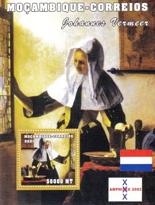 Mozambique 2001 Paintings (ss/1v). MNH(**) Mozambique 2001 Paintings (ss/1v). MNH(**)