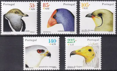 Portugal 2001 Native Birds (5v). MNH**