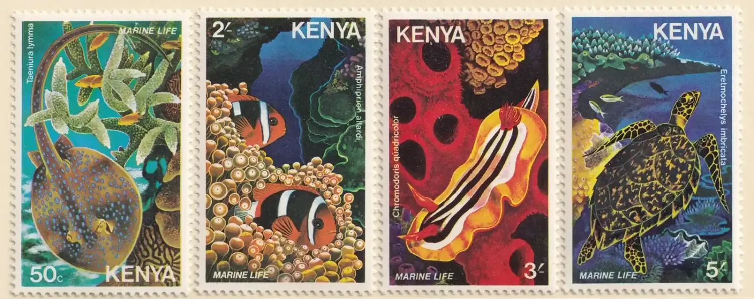Kenya 1980 Marine Life. MNH(**)