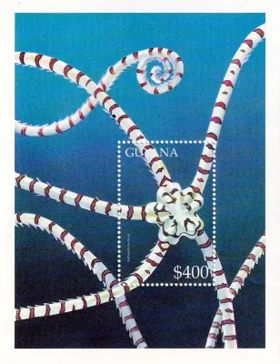 Guyana 2000 Tropical Marine Life (ss/v1). MNH(**) Guyana 2000 Tropical Marine Life (ss/v1). MNH(**)