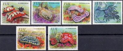 Fiji 1993 Nudibranchs, Sea Slugs (6v) MNH(**) Fiji 1993 Nudibranchs, Sea Slugs (6v) MNH(**)