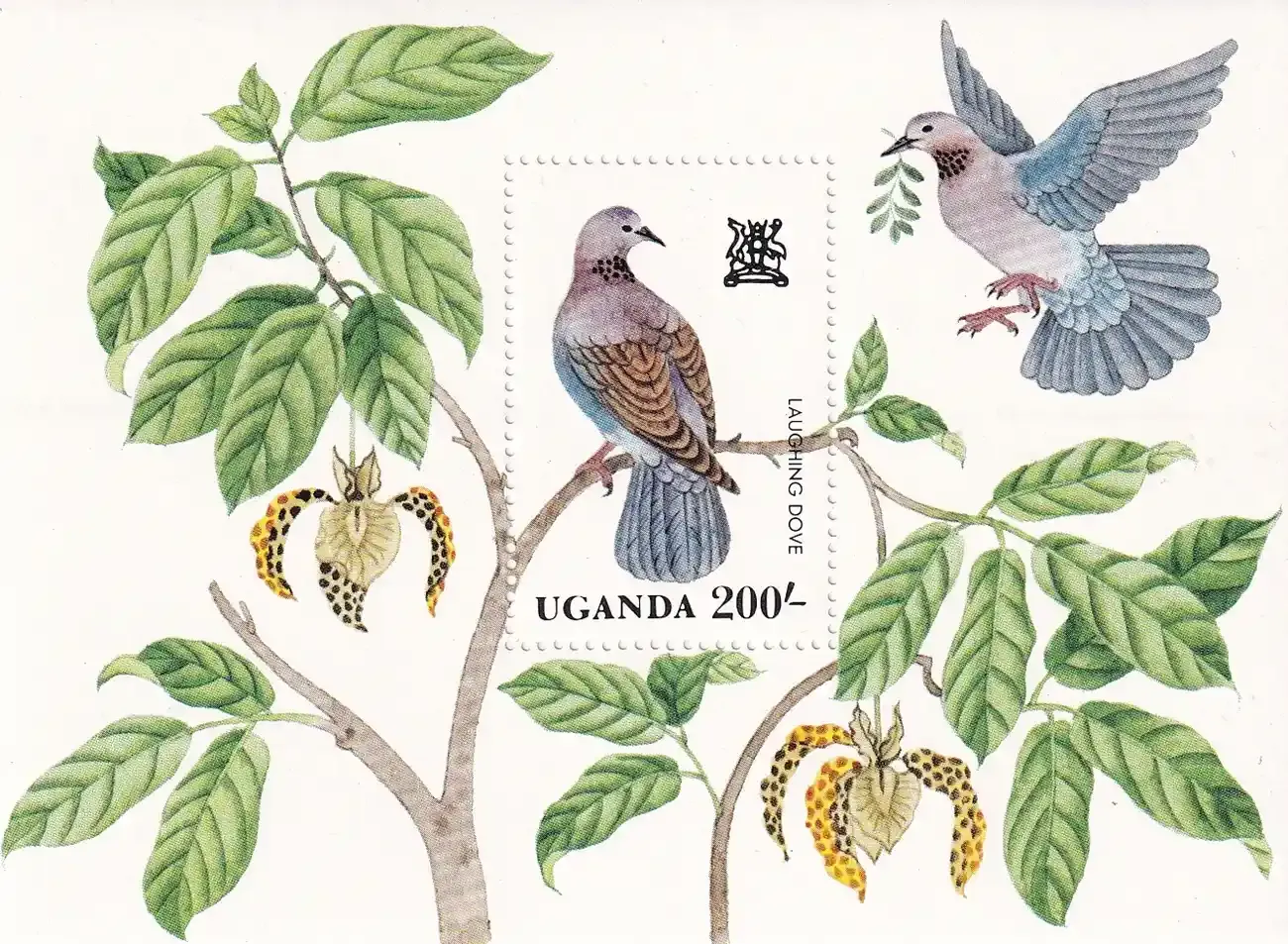 Uganda 1982 Birds, (SS/v1) MNH(**) Uganda 1982 Birds, (SS/v1) MNH(**)