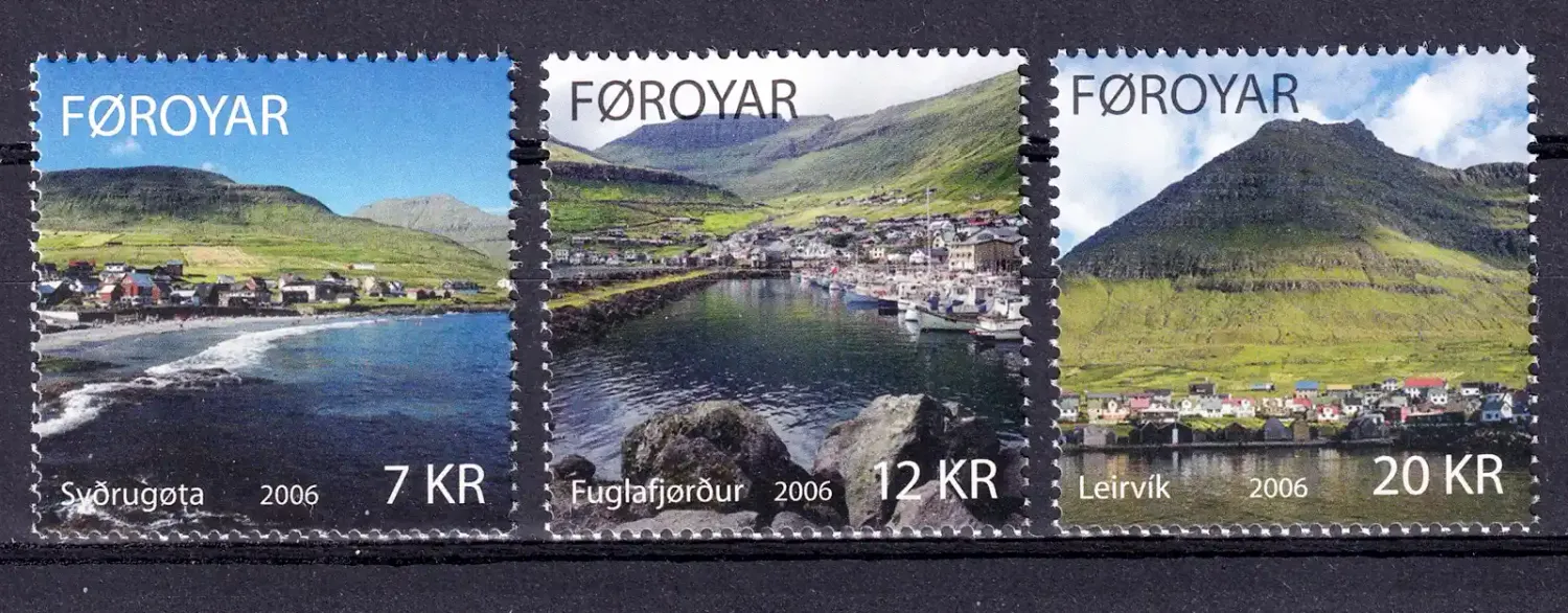 Faroe Islands 2006 Definitive Issue, Local Scenery (3v). MNH(**) Faroe Islands 2006 Definitive Issue, Local Scenery (3v). MNH(**)