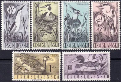 Czechoslovakia 1960 Water Birds (6v). MNH(**) Czechoslovakia 1960 Water Birds (6v). MNH(**)