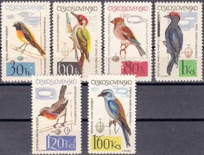 Czechoslovakia 1964 Birds (6v). MNH(**) Czechoslovakia 1964 Birds (6v). MNH(**)
