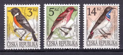Czech Republic 1994 Nature Preservation - Songbirds (3v). MNH(**)