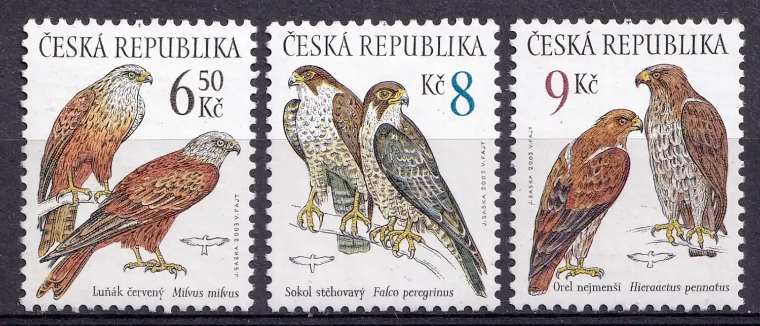 Czech Republic 2003 Nature Conservation - Rare Gryphon Birds (3v). MNH(**) Czech Republic 2003 Nature Conservation - Rare Gryphon Birds (3v). MNH(**)