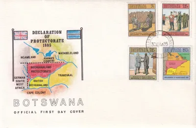 Botswana 1985 Protectorate Centenary-FDC Botswana 1985 Protectorate Centenary-FDC