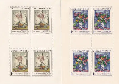 Czechoslovakia 1966 Paintings from the National Gallery in Prague, Full Sheets x 5. MNH(**) Czechoslovakia 1966 Paintings from the National Gallery in Prague, Full Sheets x 5. MNH(**)