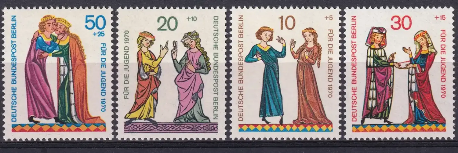 Berlin 1970 Youth Welfare (4v). MNH(**) Berlin 1970 Youth Welfare (4v). MNH(**)