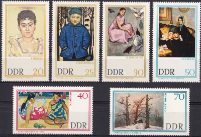 Germany East (DDR) 1967 Famous Paintings from Dresden Gallery. MNH(**)