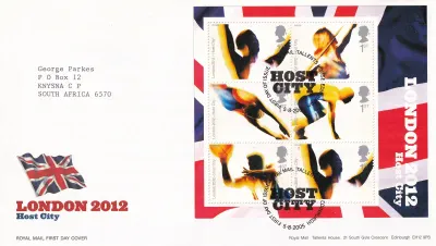 Great Britain 2005 Olympics. FDC Great Britain 2005 Olympics. FDC