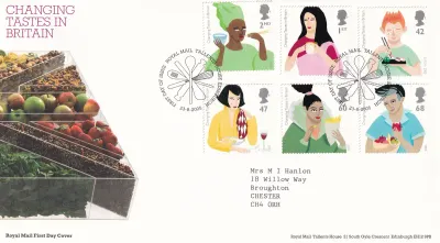 Great Britain 2005 Changing Tastes. FDC Great Britain 2005 Changing Tastes. FDC