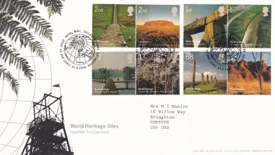 Great Britain 2005 World Heritage Sites. FDC Great Britain 2005 World Heritage Sites. FDC