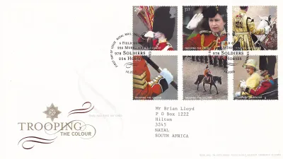 Great Britain 2005 Trooping the Colour. FDC Great Britain 2005 Trooping the Colour. FDC