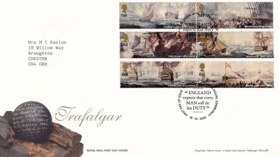Great Britain 2005 Battle of Trafalgar. FDC Great Britain 2005 Battle of Trafalgar. FDC