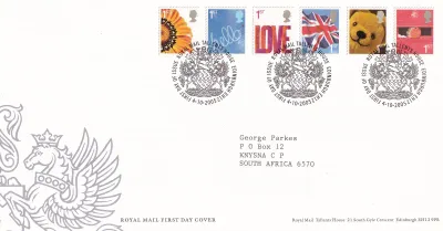 Great Britain 2005 Smilers Booklets Stamps. FDC Great Britain 2005 Smilers Booklets Stamps. FDC