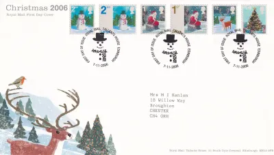Great Britain 2006 Christmas. FDC Great Britain 2006 Christmas. FDC