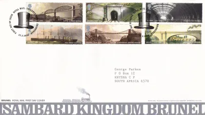 Great Britain 2006 Brunel. FDC Great Britain 2006 Brunel. FDC