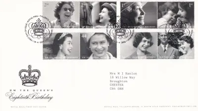Great Britain 2006 Queen's 80th Birthday. FDC