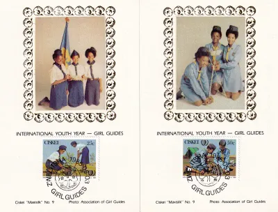 Ciskei 1985 Girl Scouts, Limited Maxi Silk Covers