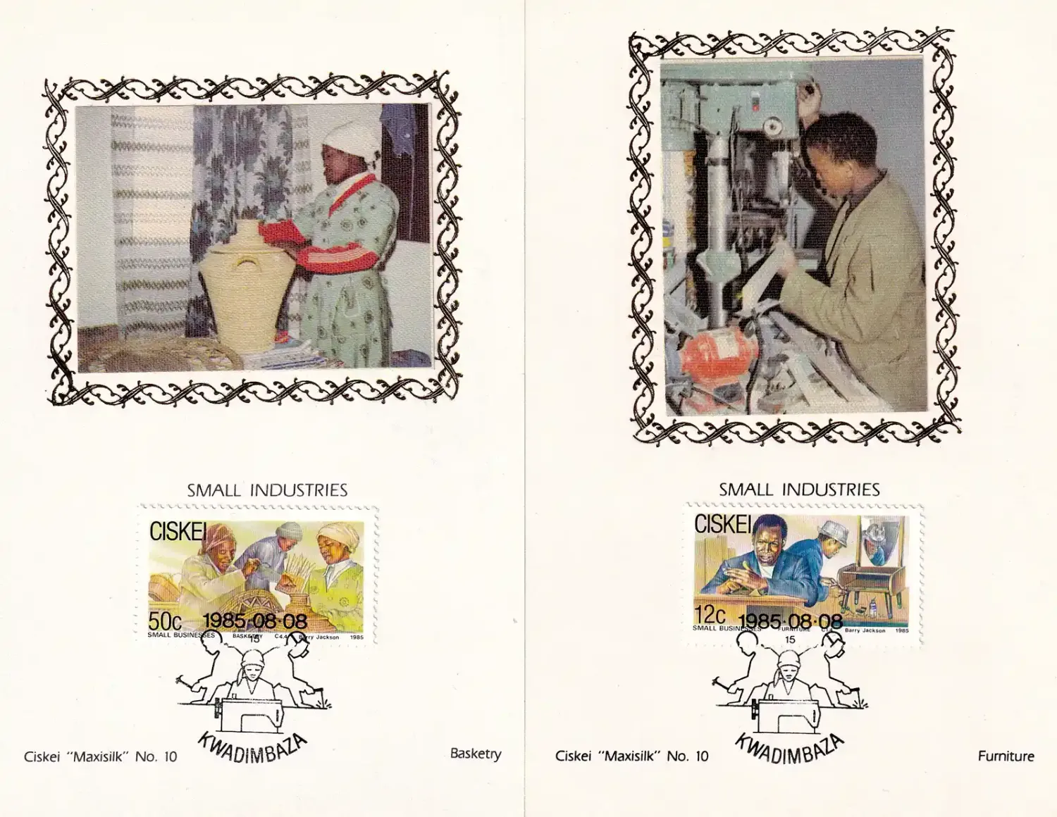 Ciskei 1985 Industries, Limited Maxi Silk Covers