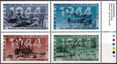 Canada 1994 The 50th Anniv of Second World War (4v), MNH(**) Canada 1994 The 50th Anniv of Second World War (4v), MNH(**)