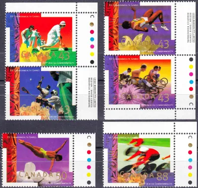 Canada 1994 The 15th Commonwealth Games, Victoria (6v), MNH(**) Canada 1994 The 15th Commonwealth Games, Victoria (6v), MNH(**)